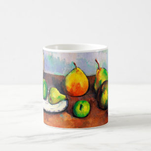 Caneca De Café Pitcher e Fruta, Paul Cezanne