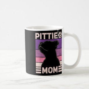 Caneca De Café Pittie Mãe Pitbull Mãe Proprietária de Cachorro Di