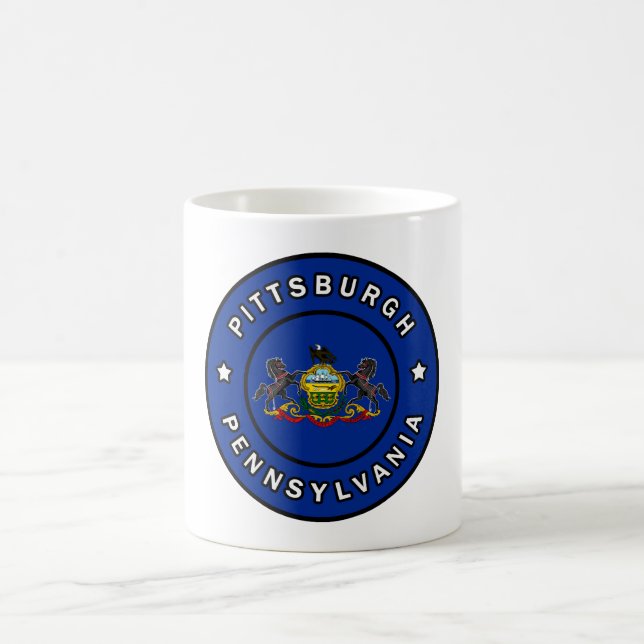 Caneca De Café Pittsburgh Pensilvânia (Centro)