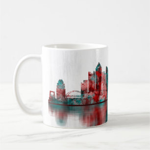Caneca De Café Pittsburgh Pensilvânia Skyline