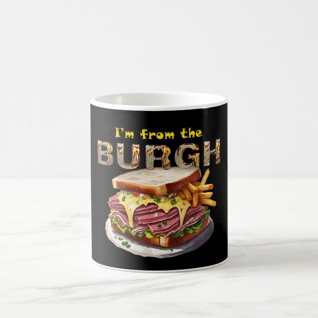 Caneca De Café Pittsburgh - "Sou do Burgh" (Centro)