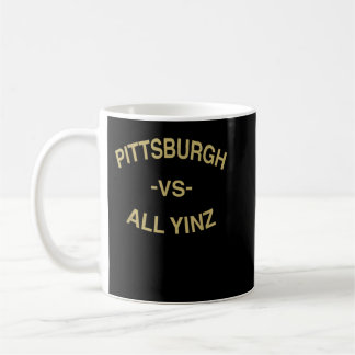 Caneca De Café Pittsburgh vs. All Yinz City Pride for Pittsburgh
