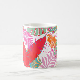 Caneca De Café PixDezines floresta tropical/imagem ajustável