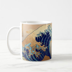 Caneca De Café PixDezines Vintage Grande Onda Hokusai 葛飾北斎の神奈川沖浪