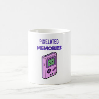 Caneca De Café Pixelated Memories Retro Game Boy Art – Nostalgic 