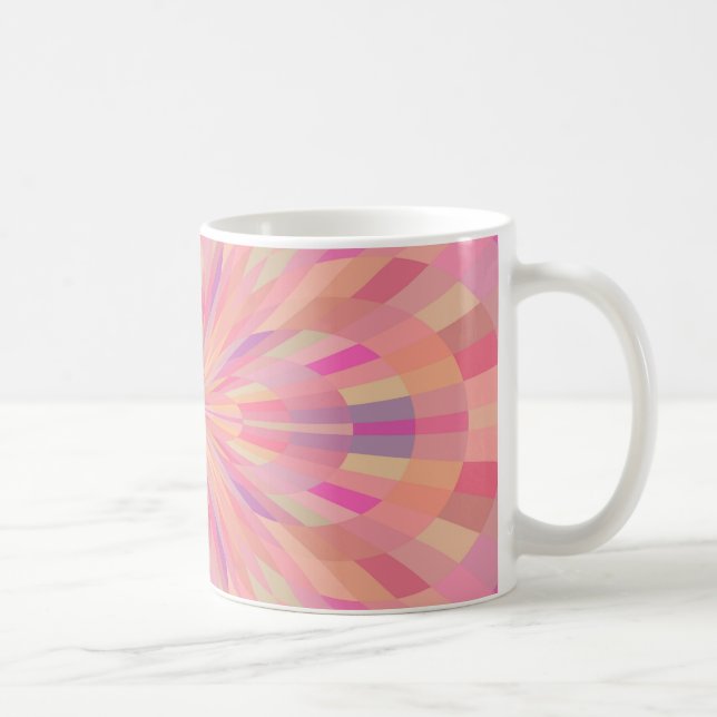 Caneca De Café Pixels cor-de-rosa 2 (Direita)