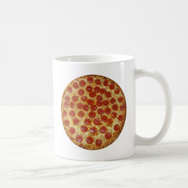 Caneca De Café Pizza (Direita)