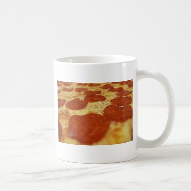 Caneca De Café pizza de pepperoni (Direita)