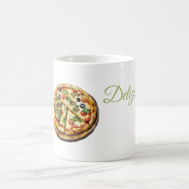 Caneca De Café Pizza Delicioso (saboroso)