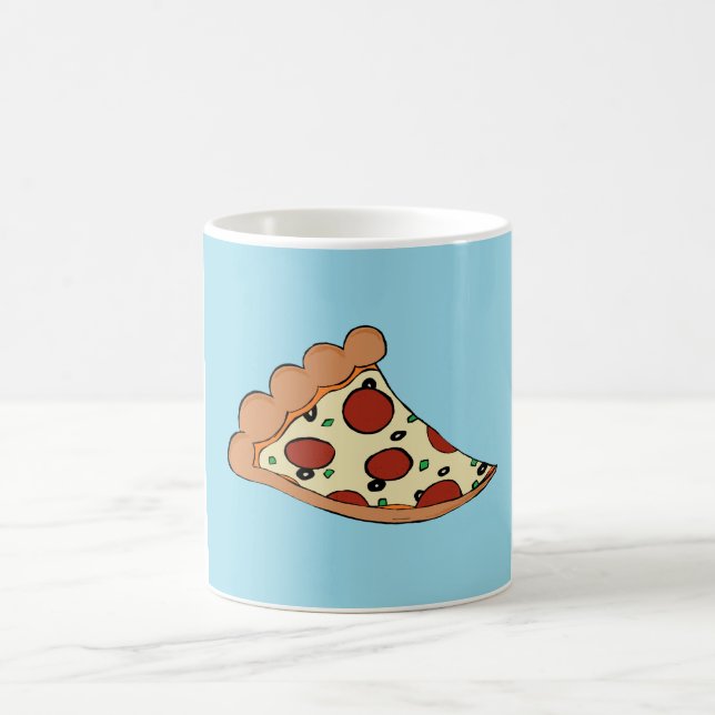 Caneca De Café Pizza design mug (Centro)