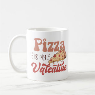 Caneca De Café Pizza É Meu Namorados