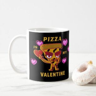 Caneca De Café Pizza É Meu Namorados Coração Amor