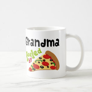 Caneca De Café Pizza (engraçada) da avó