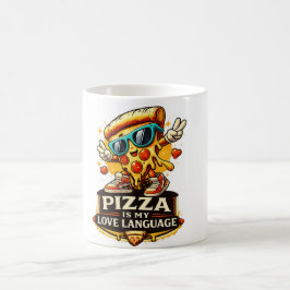 Caneca De Café Pizza Is My Love Funny Pizza Lover Gift 