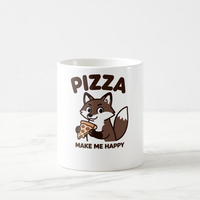 Caneca De Café Pizza Make Me Happy (Centro)
