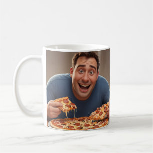 Caneca De Café Pizza Man
