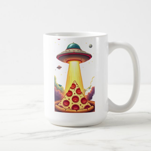 Caneca De Café Pizza OFO Abdução (Direita)