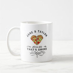 Caneca De Café Pizza personalizada