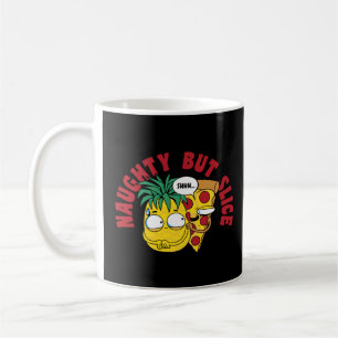 Caneca De Café Pizza picada, mas fatiada