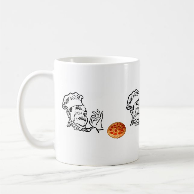 Caneca De Café Pizzaman Mug (Esquerda)