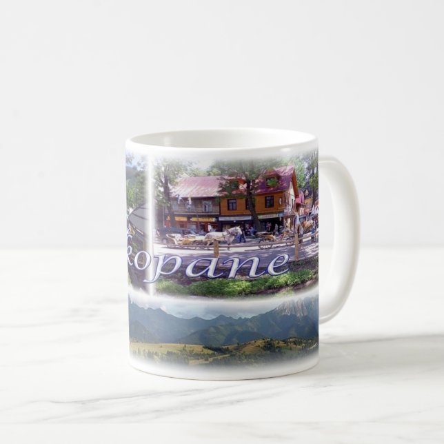 Caneca De Café PL Polônia - Zakopane - (Frente Esquerda)