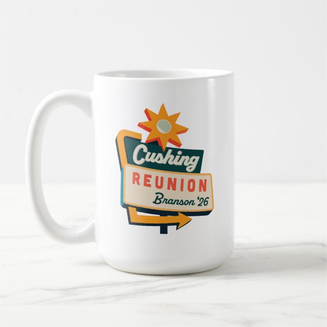 Caneca De Café Placa à Beira da Estrada de Cushing (Esquerda)
