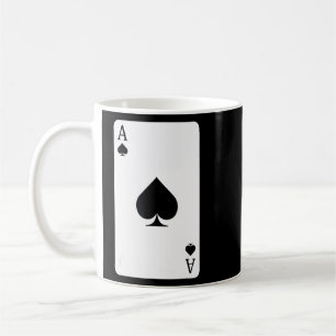 Caneca De Café Placa Ace Do Ace Do Spades Play