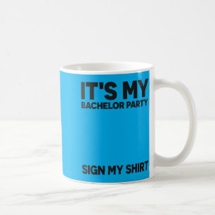Caneca De Café Placa de Despedida de Solteiro Divertida para Casa