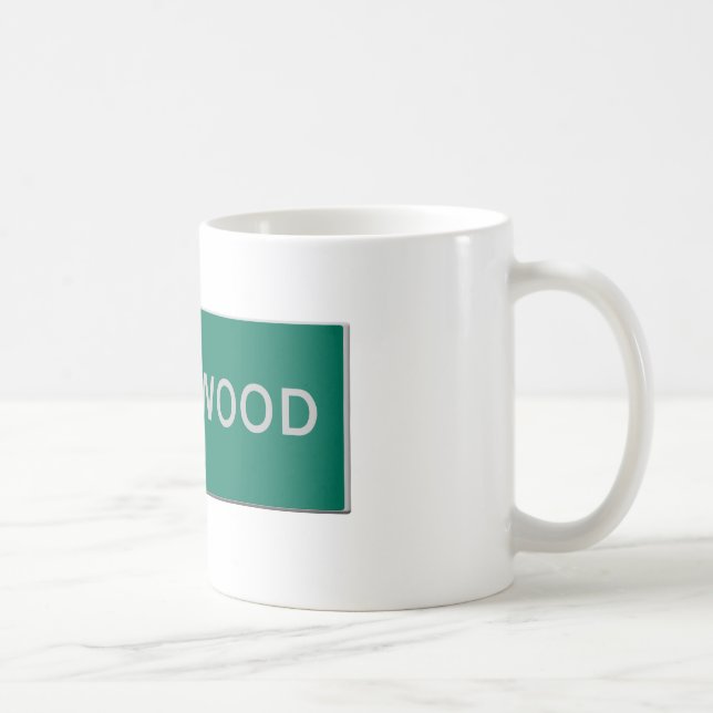 Caneca De Café placa de Hollywood (Direita)