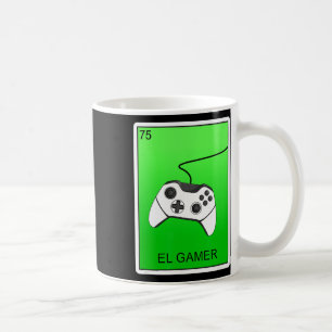 Caneca De Café Placa de Jogos El Gamer Placa de Loteria Mexicana 
