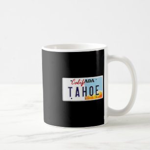 Caneca De Café Placa de Licença Antiga Lake Tahoe Califórnia Neva