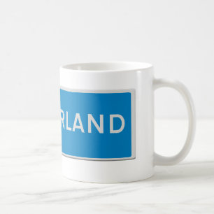 Caneca De Café Placa de trânsito de Sunderland