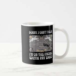 Caneca De Café Placa Desculpe Não Posso Falar Estou Ao Telefone C