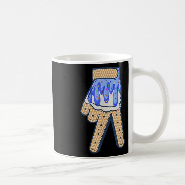 Caneca De Café Placa Home Plate legal para Baseball com Sprinkles (Direita)