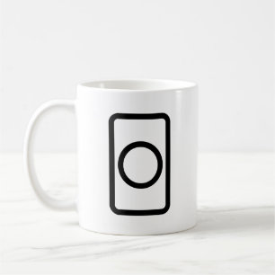 Caneca De Café Placa Zener Círculo oco