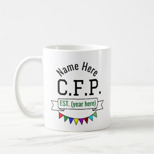 Caneca De Café Planejador Financeiro Certificado CFP Personalizad