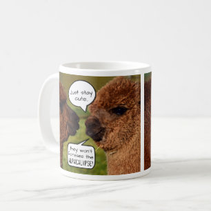Caneca De Café Planejamento engraçado de Alpacalypse da alpaca