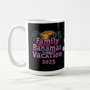 Caneca De Café Planeje sua família mais recente de Bahamas Férias