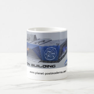 Caneca De Café Planet Postmoderna Art: Admin Bldg Concept Mug