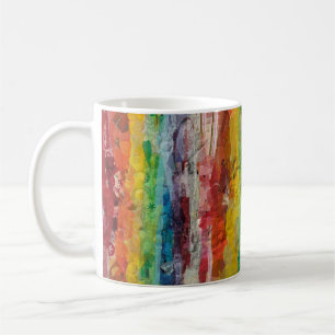 Caneca De Café Planeta: Arco-Íris