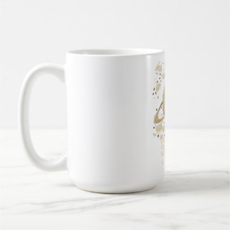 Caneca De Café Planeta Brown Beige Saturn