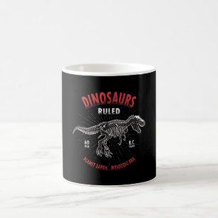 Caneca De Café Planeta do Dinossauro Era Mesozoica da Terra   Din