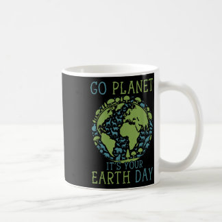 Caneca De Café Planeta É O Dia da Terra 2024 Mulheres Homens Cria