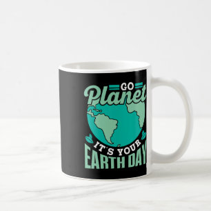 Caneca De Café Planeta, é seu Dia da Terra Salvar Conservação Na