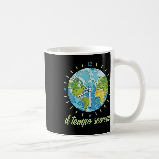 Caneca De Café Planeta-Mãe Proteção Ambiental Climática da Terra (Direita)