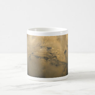 Caneca De Café Planeta Marte no sistema solar NASA