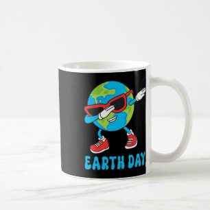 Caneca De Café Planeta Terra Dia de Aniversário Dab Groovy Dabbin