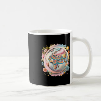 Caneca De Café Planeta Terra Paraíso No Pau De Colores De Pastel