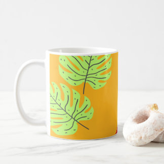 Caneca De Café Planeta Tons de Verde Terra