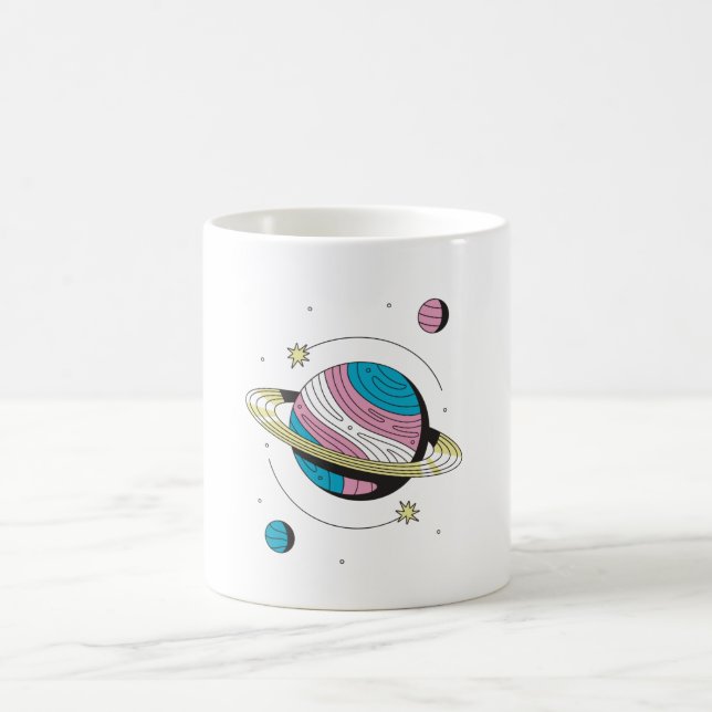 Caneca De Café Planeta transgênero (Centro)